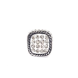 Welch Kare Taşlı Erkek Çelik Küpe