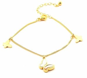 Welch Butterfly Steel Anklet