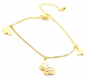 Welch Kelebekli Gold Kadın Çelik Bileklik