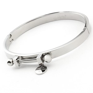 Welch Love Forever Womens Steel Bracelet with Love Detail