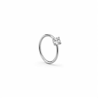 Welch Minimal Tek Taşlı Halka Piercing – Çelik Septum & Helix Piercing Welch Minimal Tek Taşlı Halka Piercing – Çelik Detaylı Septum & Helix Piercing Modelleri - WELCH 