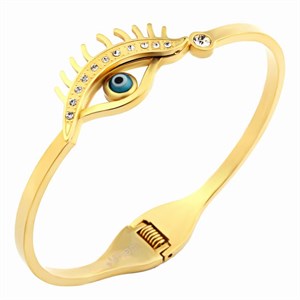 Welch Evil Eye Womens Steel Bracelet