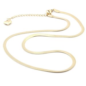 Welch Shiny Chain Womens Steel Necklace