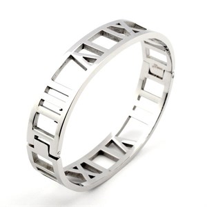 Welch Roman Numeral Womens Steel Bracelet