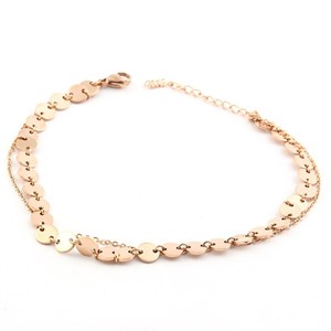 Welch Rose Gold Model Steel Anklet