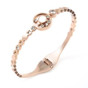 Welch Rose taşlı Çelik Kadın Bileklik