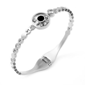Welch Rose taşlı Çelik Kadın Bileklik