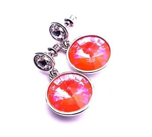 Welch Swarovski Stone Earrings