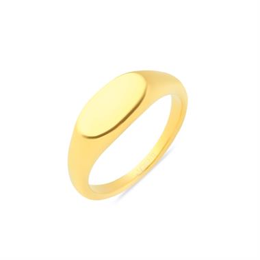 Welch Tasarım Gold Çelik Yüzük