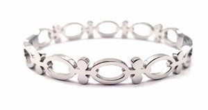 Welch Taşlı Çelik Bileklik