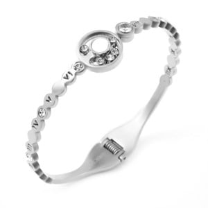 Welch Taşlı Çelik Kadın Bileklik