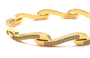Welch Stone Gold Steel Bracelet