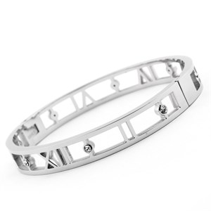 Welch Stone Womens Steel Bracelet