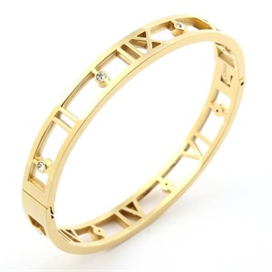 Welch Stone Womens Steel Bracelet