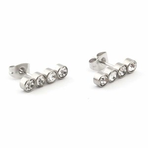 Welch Stone Womens Steel Earrings