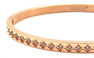 Welch Taşlı Rose Çelik Bileklik