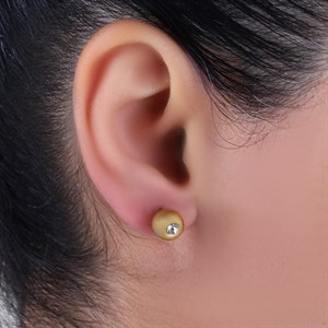 Welch Bulk Gold Womens Steel Earrings