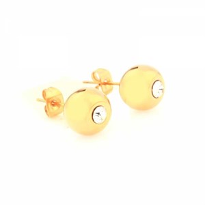 Welch Bulk Gold Womens Steel Earrings