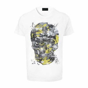 Welch U-1945 Camouflage Stone Skull T-Shirt