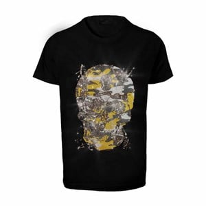 Welch U-1945 Camouflage Stone Skull T-Shirt