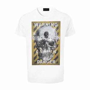 Welch U-1945 Danger Stay Away Skull T-Shirt