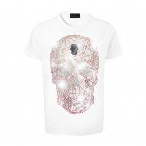 Welch U-1945 Triangle Stone Skull T-Shirt
