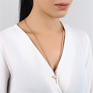 Welch Unisex Çelik Kolye