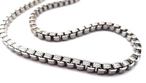 Welch White Steel Chain Necklace