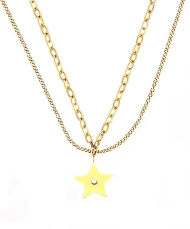 Welch Çelik Yıldızlı Kolye