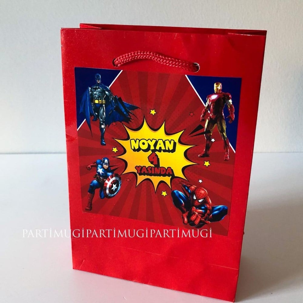 Avengers Süper Kahramanlar Temalı Hediyelik Çanta