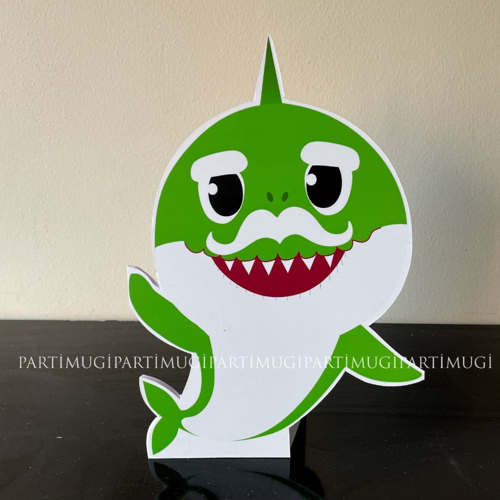 Baby Shark Yeşil Figür Maket