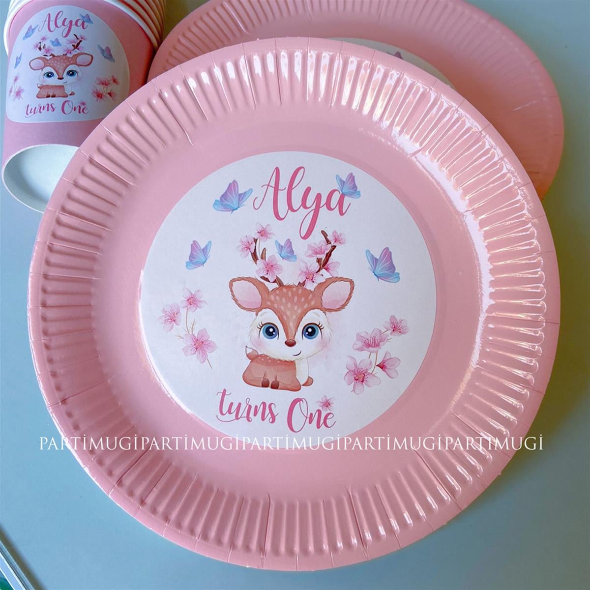 Bebek Geyik Temalı Tabak