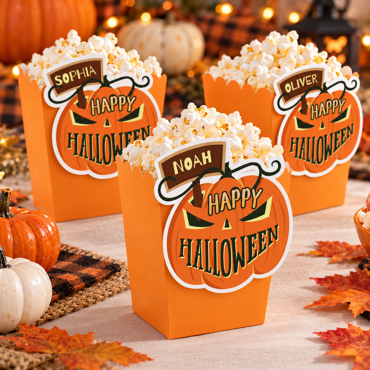 Cadılar Bayramı İsimli Halloween Temalı Popcorn Kutusu
