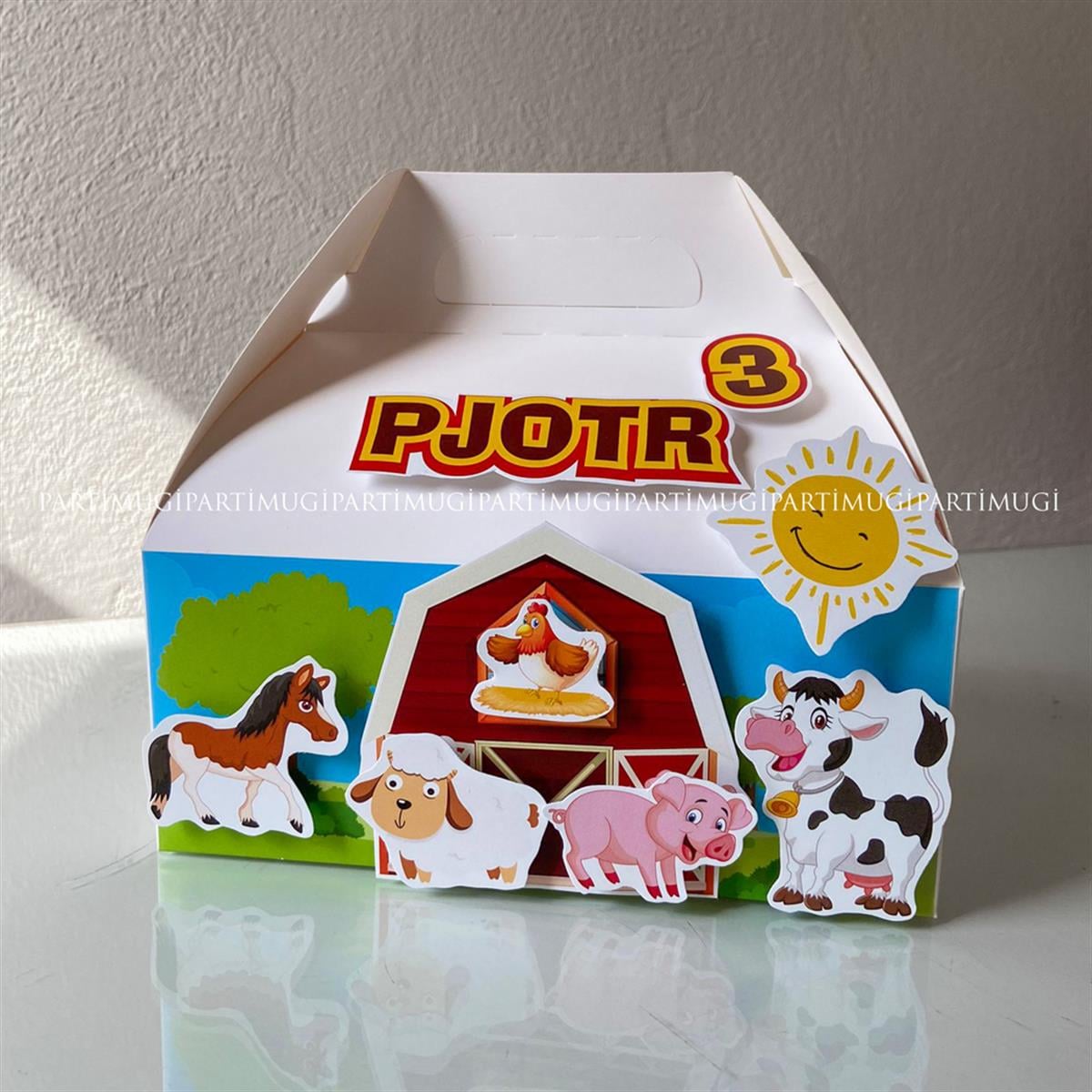 Çiftlik Temalı Hediye Çantası
