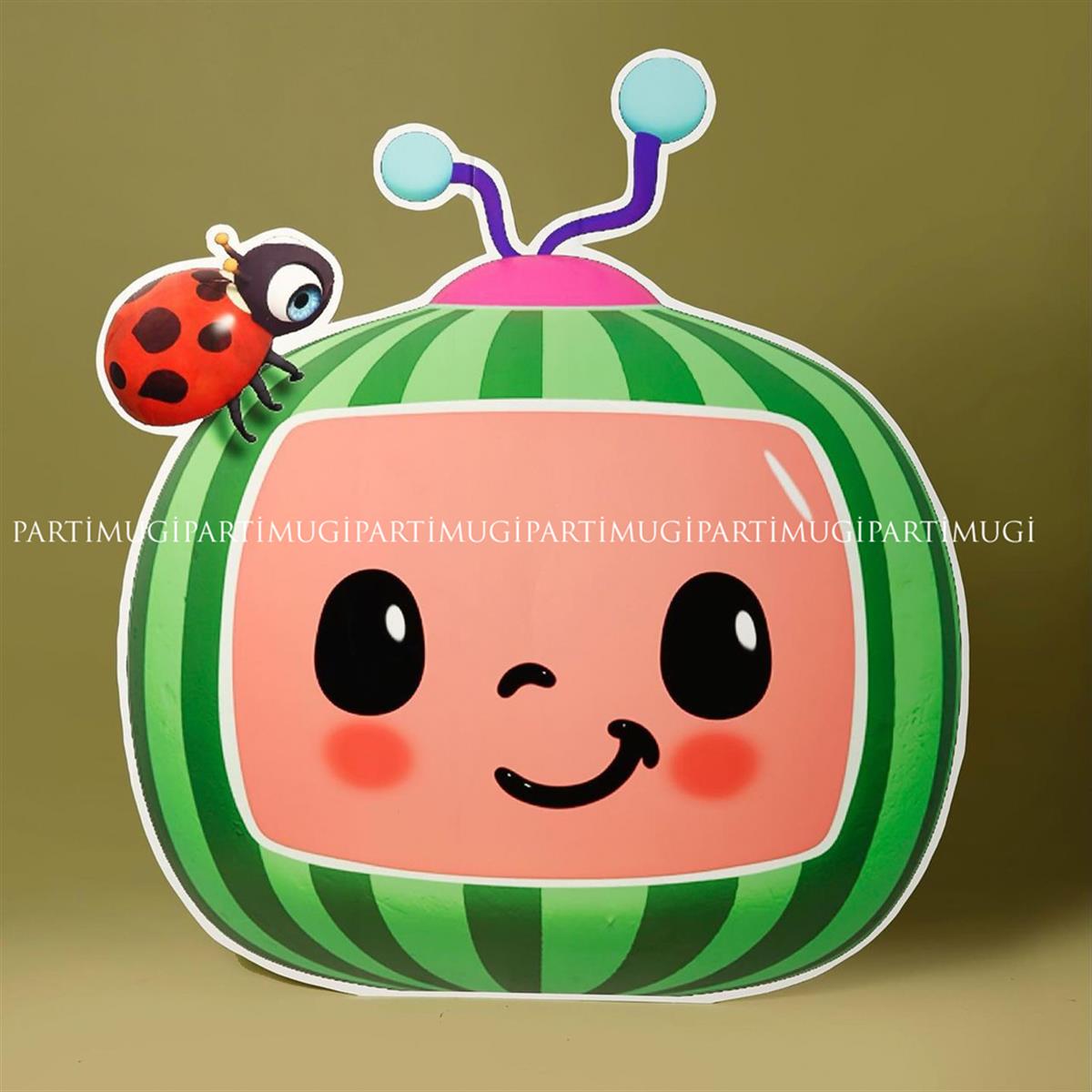 Cocomelon Temalı Karpuz Ayaklı Pano