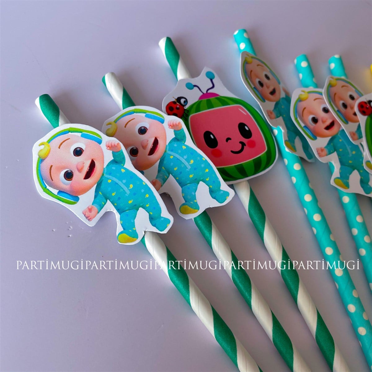 Cocomelon Temalı Pipet