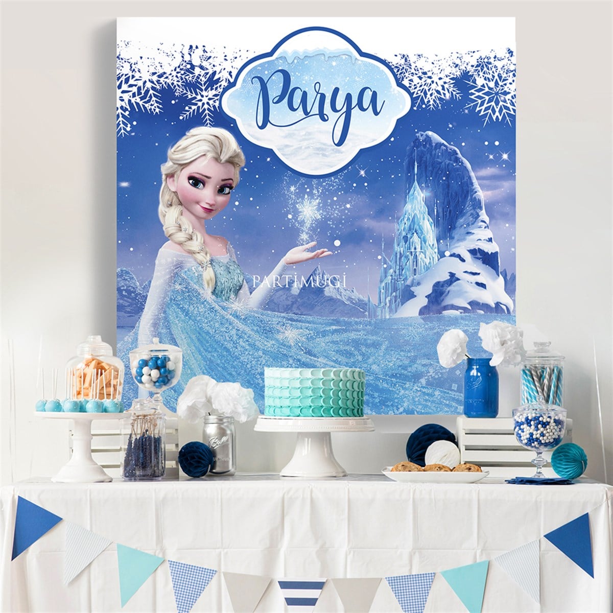 Frozen Elsa Temalı Afiş Branda