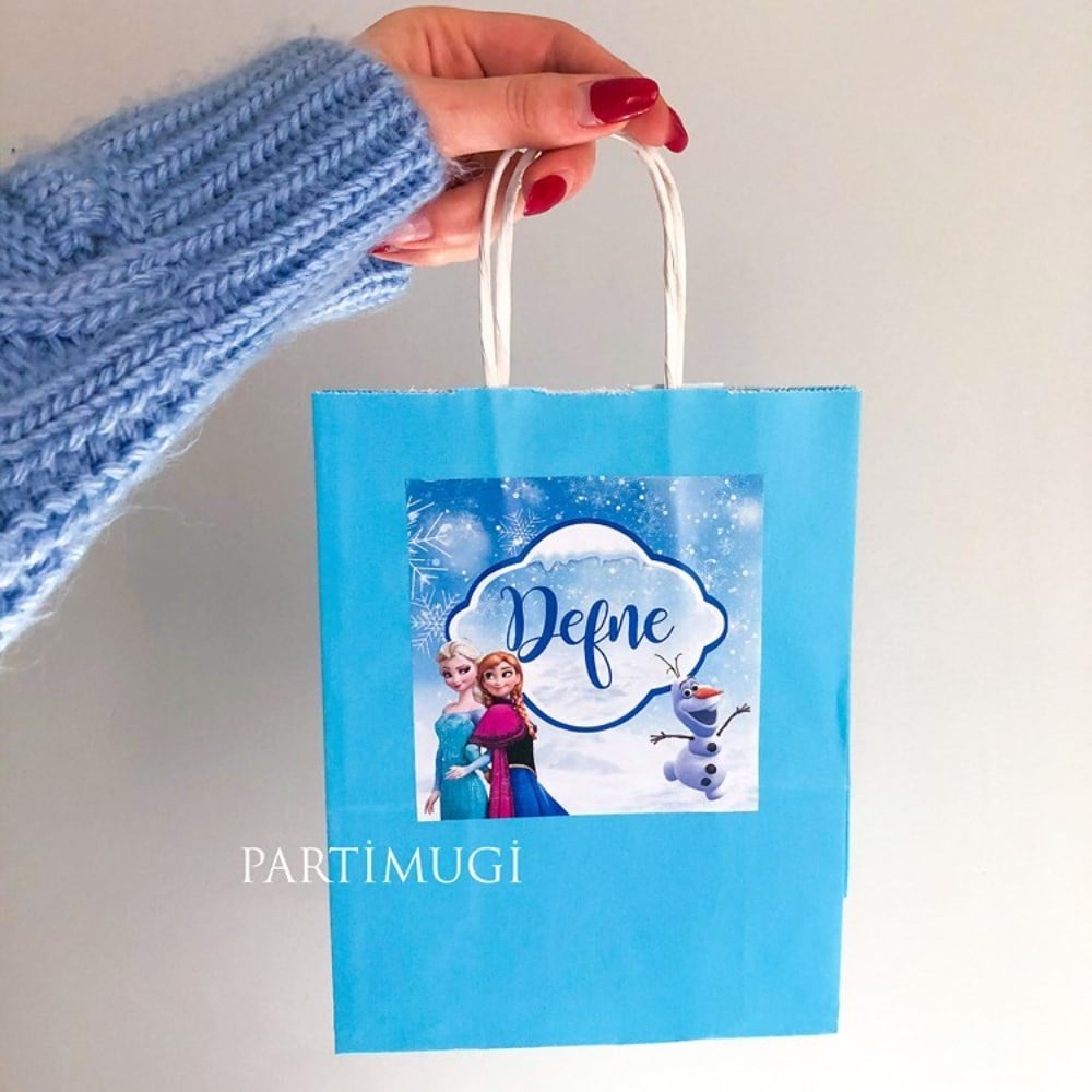 Frozen Elsa Temalı Hediyelik Çanta