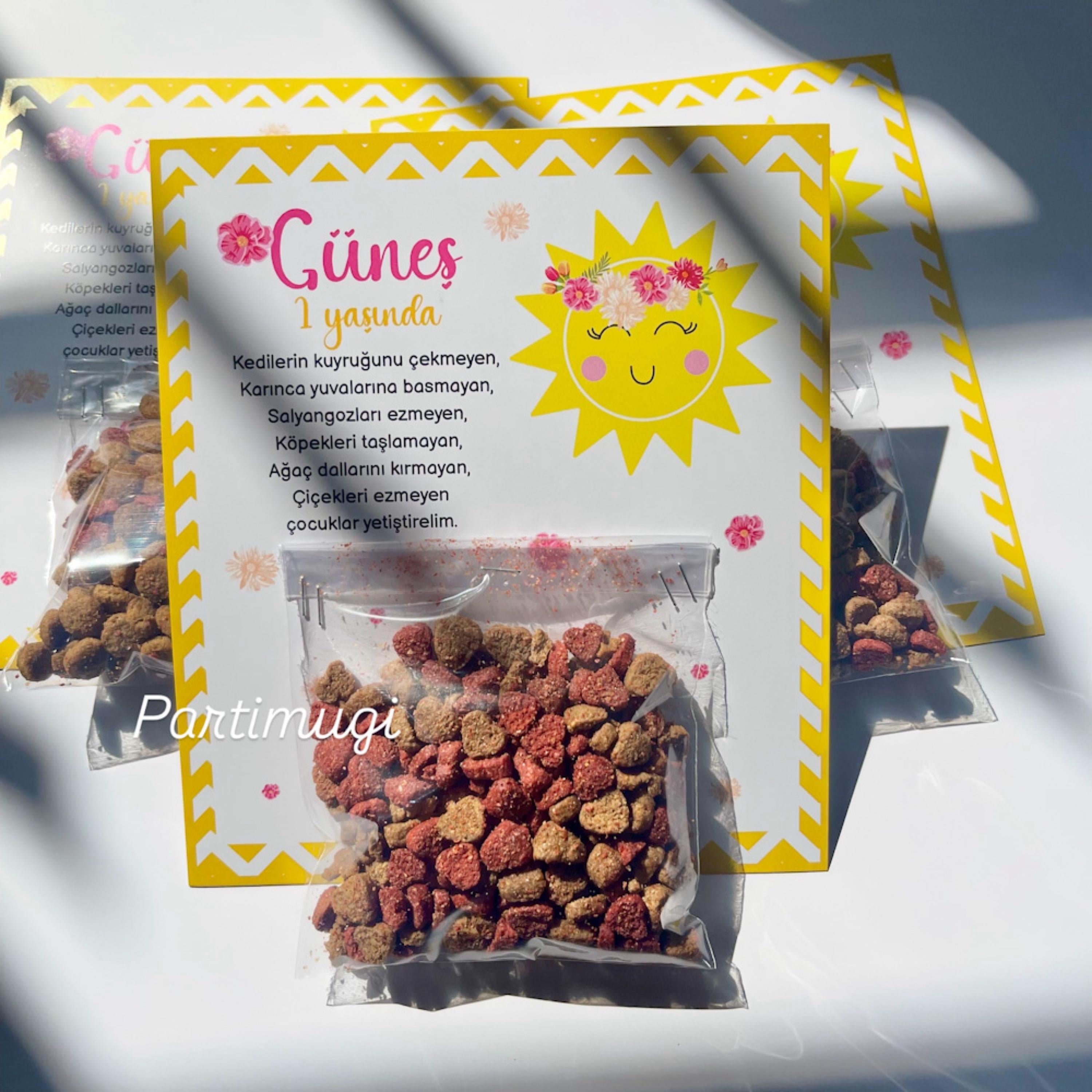 Güneş Temalı Hediyelik Mama