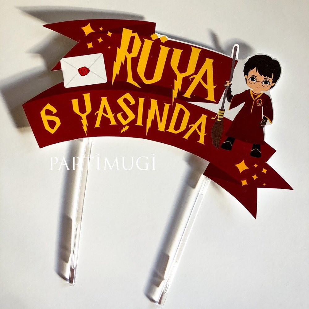 Harry Potter Temalı Pasta Süsü