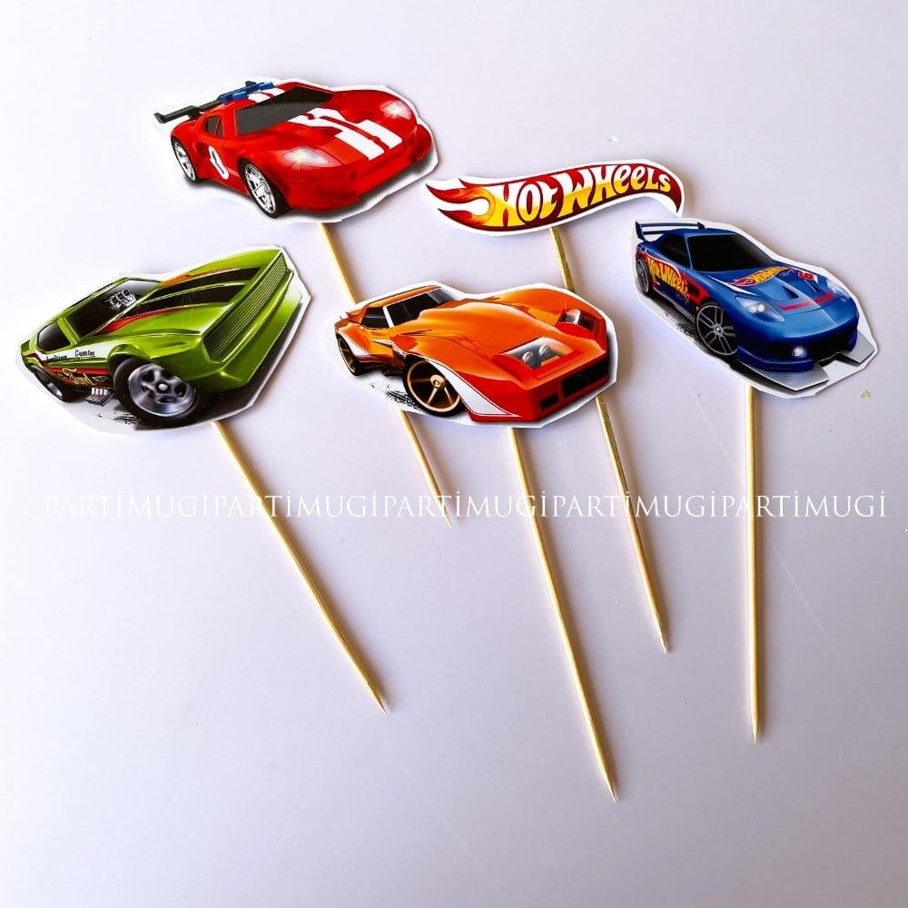 Hot Wheels Temalı İkramlık Süs