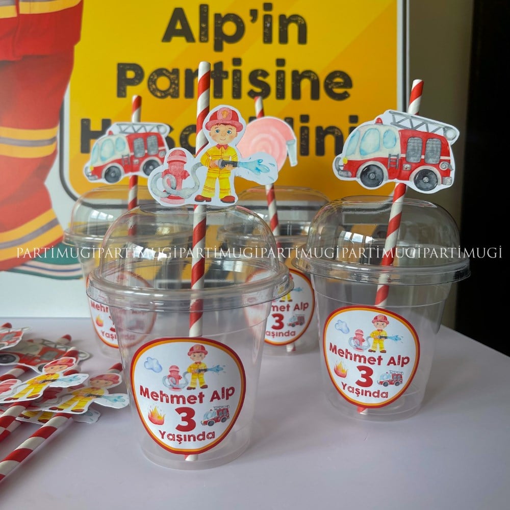 İtfaiye Limonata Bardağı