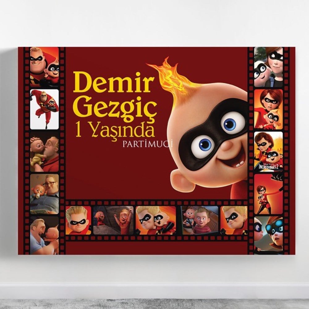 Jack Jack Parr Temalı  Afiş Branda