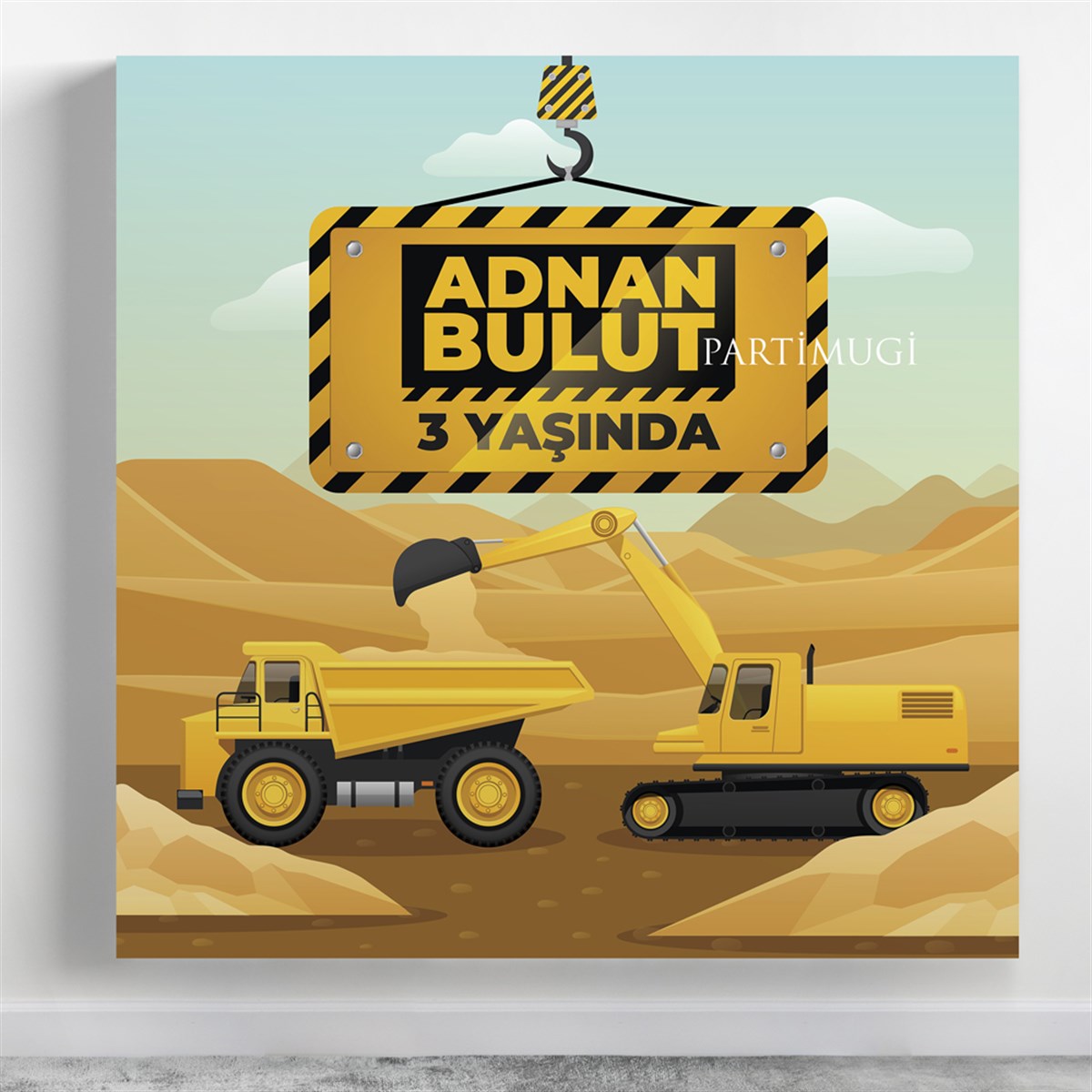 Kamyon Temalı Afiş Branda