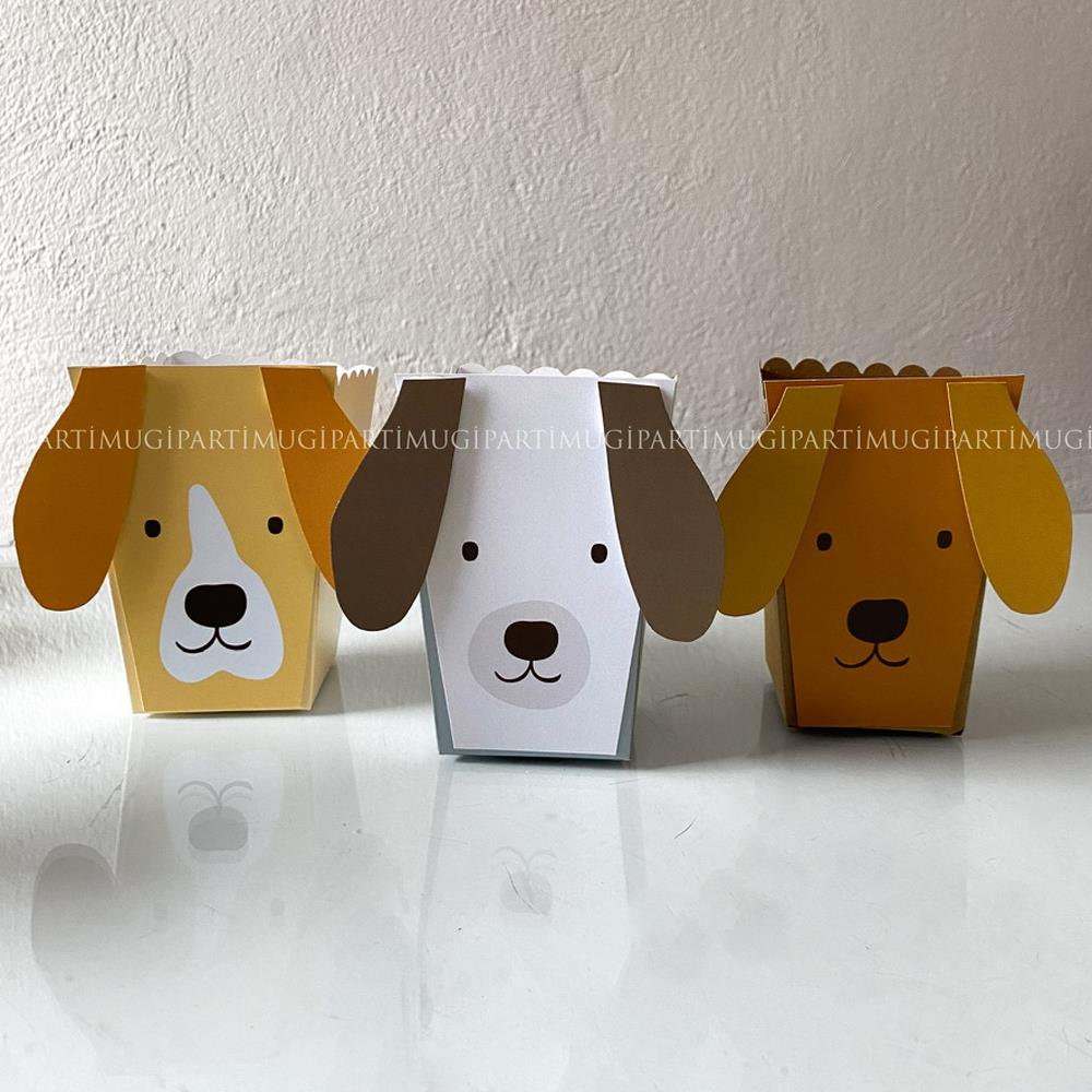 Köpek Temalı Popcorn Kutusu