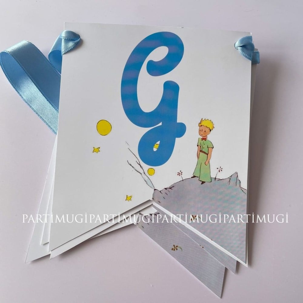 Küçük Prens Temalı Harf Banner