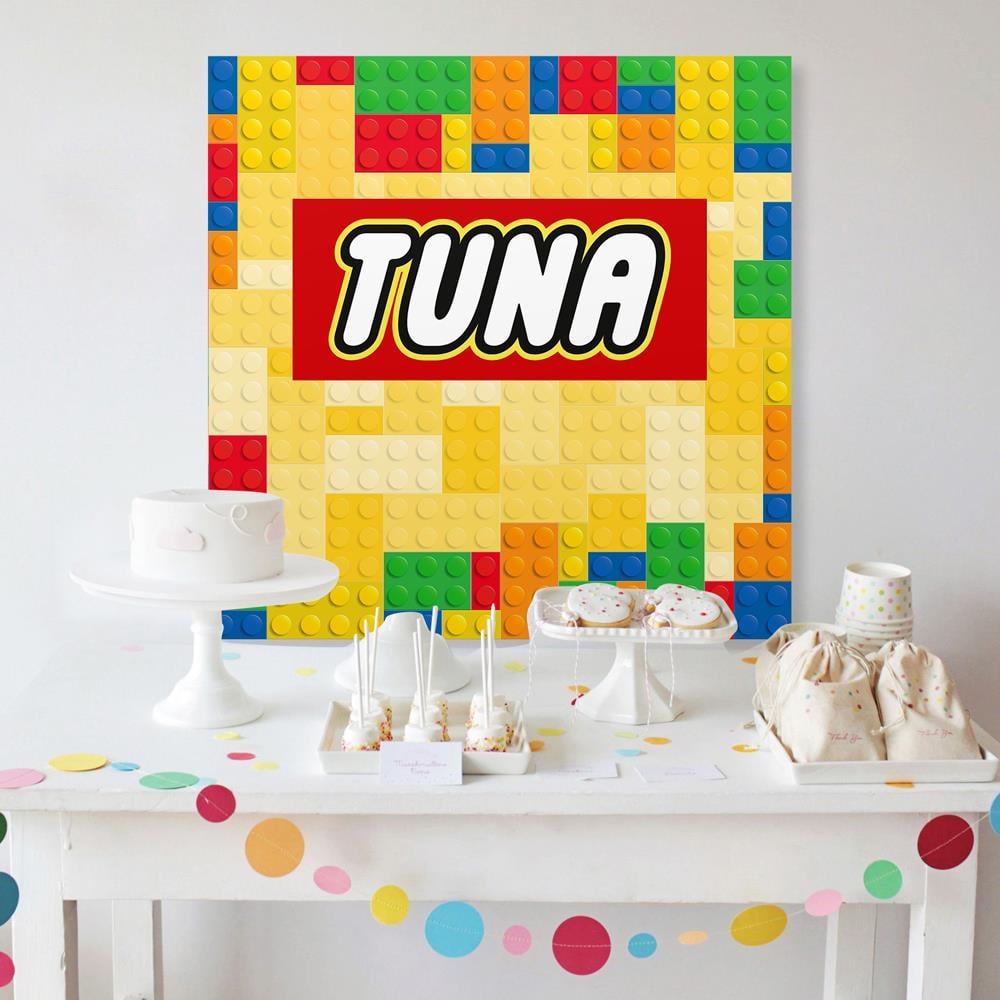 Lego Temalı Arka Fon Afiş Branda