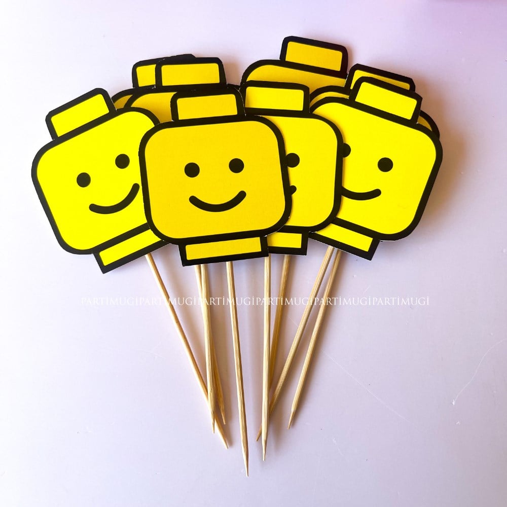 Lego Temalı İkramlık Süs