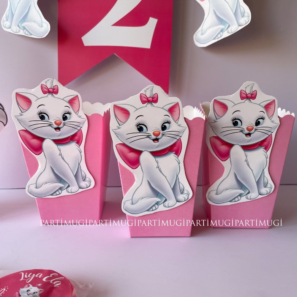 Marie Cat Temalı Popcorn Kutusu