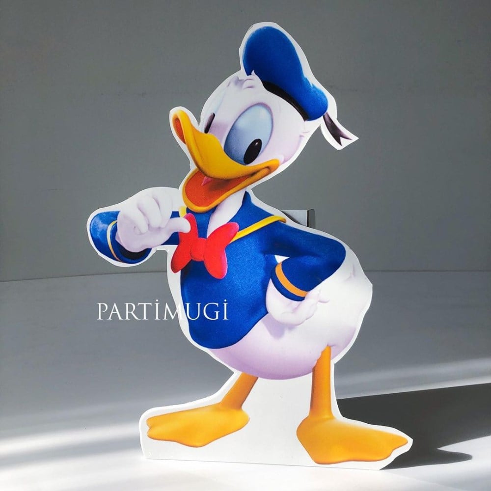 Mickey Mouse House Club Temalı Donald Duck Ayaklı Maket
